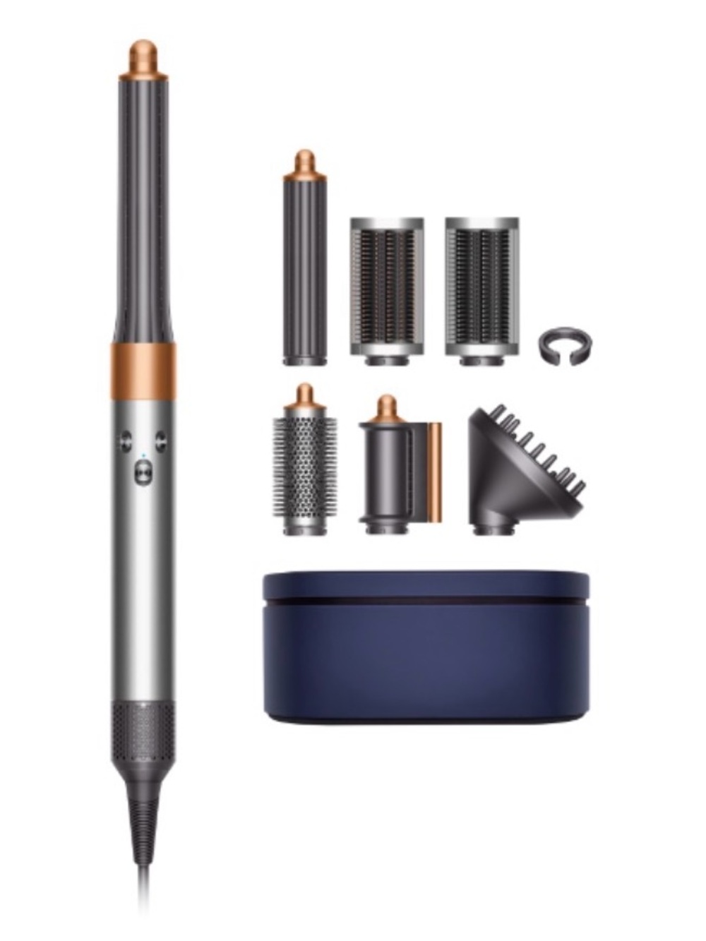 Dyson Airwrap™ Multi-styler and dryer Complete Long + Diffuser (Nickel/Copper)
